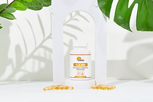 Sowelo CLA I 1000 mg I Nahrungsergänzungsmittel mit Konjugierte Linolsäure I Beschleunigt den Stoffwechsel I 100 Softgels (2-Pack) – Bild 6