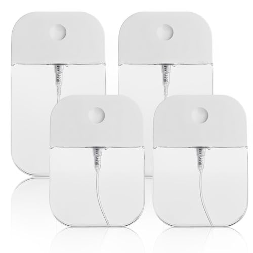 KSOIQPU 4 Piezas atomizador recargable, porta perfume recargable,...