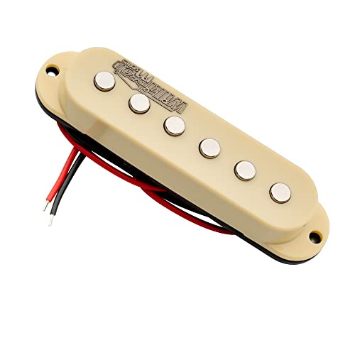 Wilkinson High Output Ceramic Single Coil Middle Pickup for Strat Style Electric Guitar Cream - Image 4