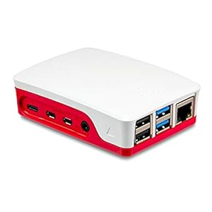 Robotbanao Pi Rpi3case-bg Raspberry Pi 3 Case, White and Red (U3-N6L4-SYTB)