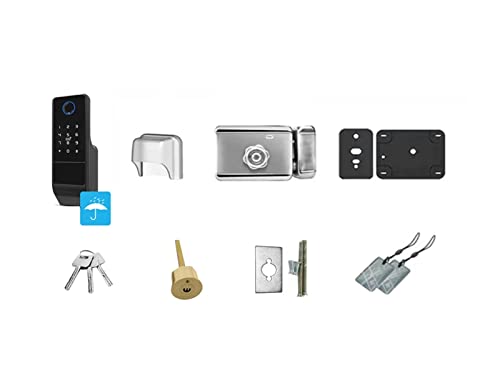 �h�A���b�N �p�X���[�h���b�N �X�}�[�g�ȓd�q�w��d�C���`�[�Y�h�A���b�N IC�ؐ��̓S�̃X�e�����X�|�̃h�A�̂��߂̃J�[�h�T�|�[�g�A�v��(Waterproof (no APP))