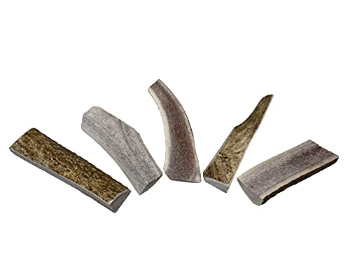 Small Split Elk Antler Chews for Dogs (5 pack) Premium Grade