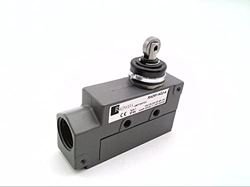 RADWELL Verified Substitute BZE6-2RN80-SUB Sealed, 15A, Limit Switch - Enclosed, 1/2NPT, Roller Plunger, IP65