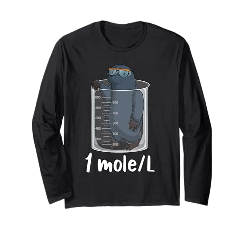 Funny Chemistry Chemist Student Science Teacher Moles women Manche Longue