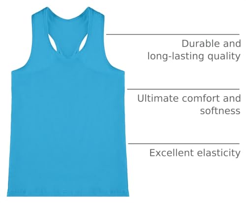 Image of Soft Undershirt Tank Top Cotton Sleeveless Shirts for Girls Or Boys