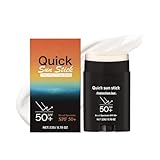 Sonnenschutzstift für das Gesicht, Quick Sunstick Protection Bar, Breitband-LSF 50+, kein weißer Film und nicht klebender Sonnenschutz für den Körper, wasserfest und schweißresistent (1)