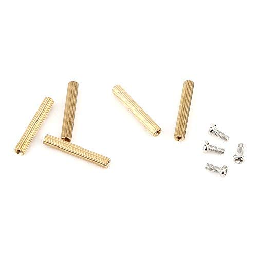 270pcs Messing M2 weibliche Abstandshalter und Schrauben Sortiment Kit PCB Standoff Kits mit Kunststoff-Box