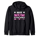 donna best mum ever gift for mother funny i love my mum felpa con cappuccio