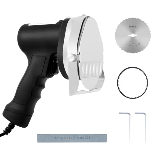 YJINGRUI Electric Kebab Slicer 80W Handheld Doner Kebab Shawarma Knife - Adjustable 0.5-8mm Thickness Electric Meat Cutter for Home, Roast Meat Shops, Restaurants & Barbecue Parties - Image 7