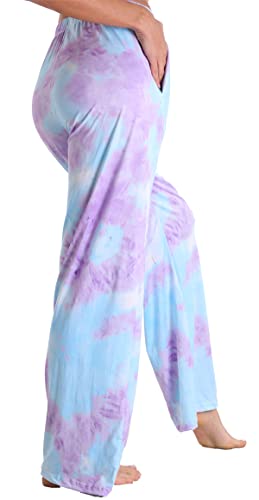 Image of X-Image Women Comfy Casual Pajama Pants with Pockets & Drawstring