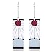 Stronrive 1 Paire Demon Slayer Boucles d'oreilles Kamado Tanjirou Boucles d'oreilles Cosplay Accessoire Kamado Tanjirou Cosplay Boucles d'oreille Acrylique Longue Bande