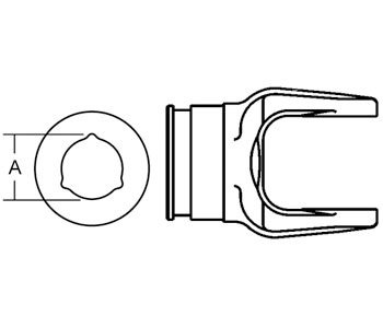 Outer Tube Yoke Part No: A-BP204176851-A