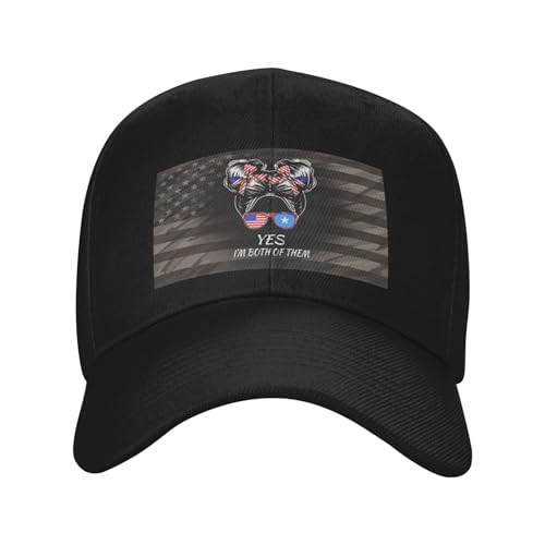 Somali American Half Flag Girl USA Somalia Classic Duckbill Caps for Stylish Sun Protection Black