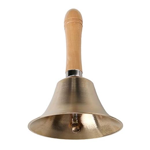 Brass Hand Call Bell - Super Loud