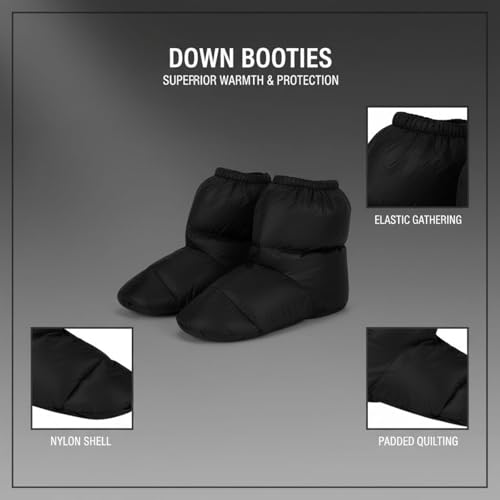 Botines de plumón XL unisex impermeables para camping 3