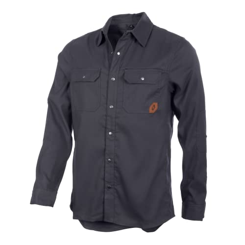Chemise VTT O'NEAL Loam Jack Shirt Gris en Taille S avec Protections