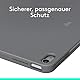 Logitech Combo Touch iPad Air 13 Zoll (M2/M3) (2024/2025) Tastatur-Case – Abnehmbare Tastatur mit Hintergrundbeleuchtung und Halterung, komfortables Tippen, Multi-Use-Modus, Deutsches QWERTZ - Grau