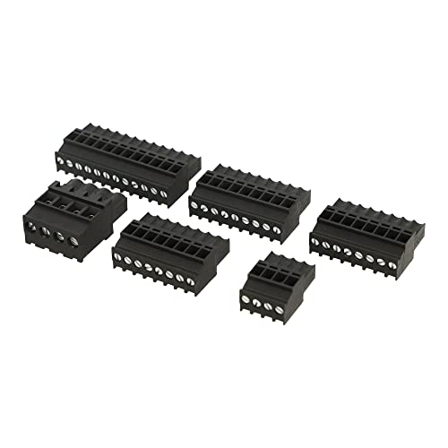 PILZ 793100 1 Wire PER Port/Stranded OR Solid/Copper, Black Polyamide HOUSING, PNOZ M0P/M1P/M2P, Priced/(Set of 6), Screw Terminal Set, Set of 6