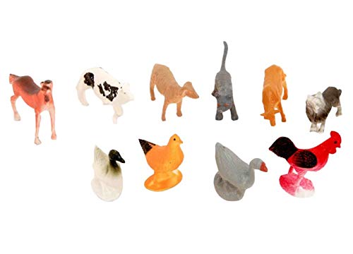JONOTOYS landwirtschaftliche Nutztiere junior 6 cm 10-teilig