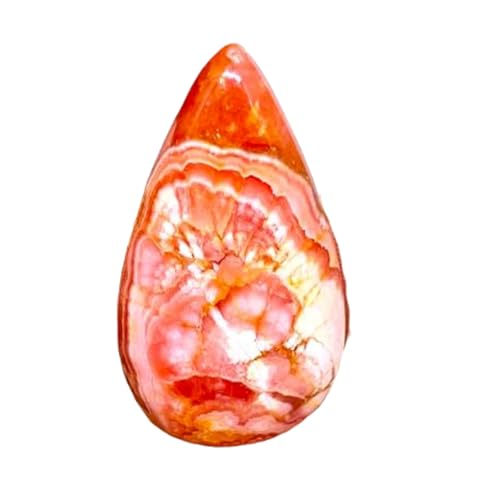Cabochon rhodochrosite naturelle 37x20x6mm pour création de bijoux