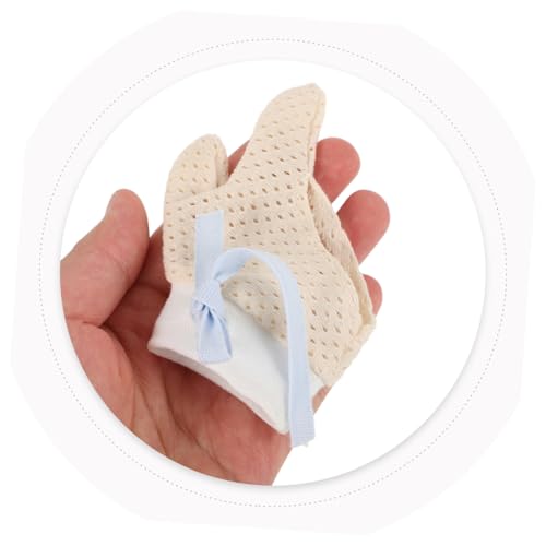 2 Pairs Baby Anti-Sucking Gloves for Infants Thumb Sucking Protection Mittens Soft Cotton Thumb Guards for Newborns Prevent Sucking Habit for Babies3