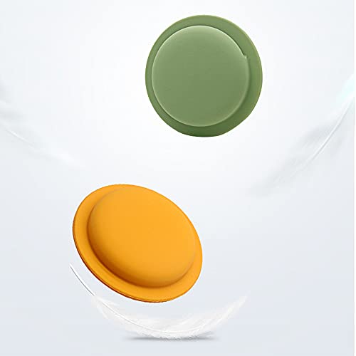 Ztowoto Siliconen Hoesje Compatibel met Airtag,Airtag siliconen beschermhoes niet-markering lijm 2 stuks (2-zwart) - Image 3