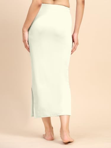 Image of TRENDMALLS Women's Polyester Spandex Stretchable Straight Saree Shapewear Petticoat for Women, Cotton Blended, Skirts for Women, Saree Shaper