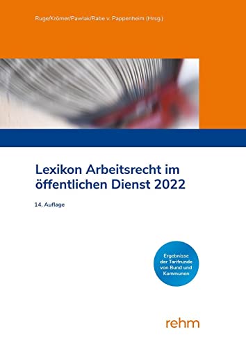 Lexikon Arbeitsrecht im öffentlichen Dienst 2022 Kartoniert (TB)