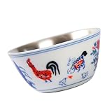 NUOBESTY Large Hand-Painted Chinese Style Ceramic Kung Fu Tea Cup with Silver Random Color Random Style