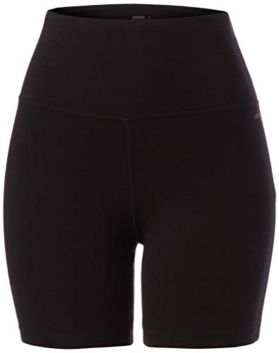 Jockey Women's High Waist 6'' Bike Short, Deep Black, Medium