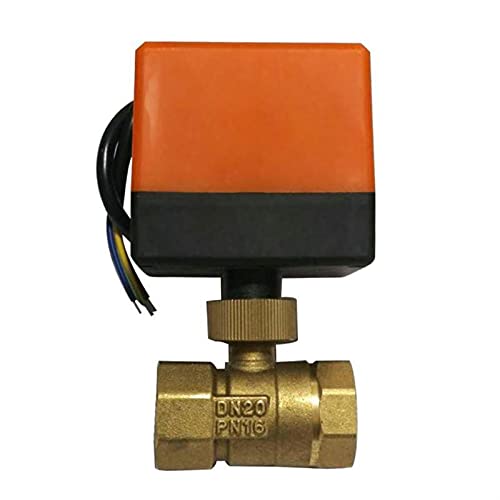Vanne à bille électrique AC220V commande 2 voies filetée DN40 - 5