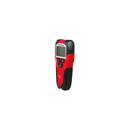 Einhell Digital lokaliseringsanordning TC-MD 50 (lokalisering av metaller, trä, elektriska ledningar i gips; skyddsglidare, mjukt grepp, automatisk avstängning)