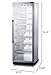 Summit Appliance SCR1401RICSS Full-Size Commercial Beverage Merchandiser with Self-closing Glass Door, Right Hand Door Swing, Sheet Pans and Adjustable Tray Supports, Stainless Steel Cabinet