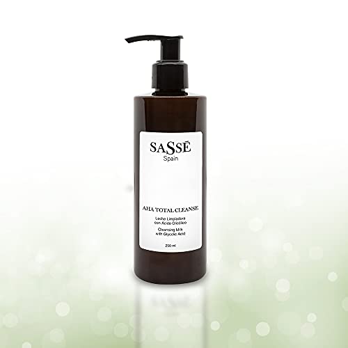 AHA TOTAL CLEANSE - Leche Limpiadora Facial Con Ácido Glicólico. Desmaquilla, Detox. Producto Natural Y Vegano. 250 Ml… - Imagen 3