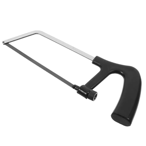 jojofuny 1 Juego mini de mano herramienta de arco para metales portátil en forma de u para madera de bricolaje herramientas de madera arco de el plastico Black