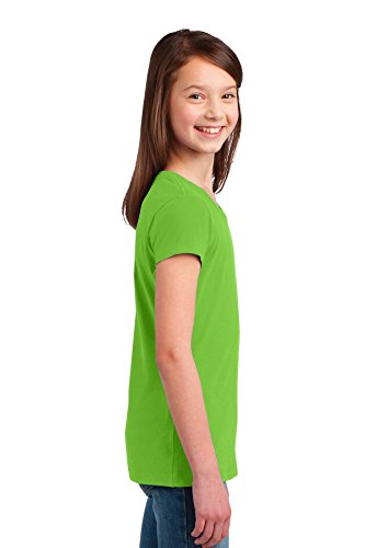 DISCONTINUED District Girls The Concert Tee XS Neon Green2