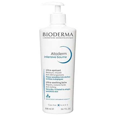 Bioderma Atoderm Intensive Balm, Hydrating Balm For Dry To Atopic Sensitive Skin, Face & Body Moisturizer With Ultra Soothing Anti-Itching Formula, Fragrance-Free, Non-Greasy & Non-Sticky For Family Cover