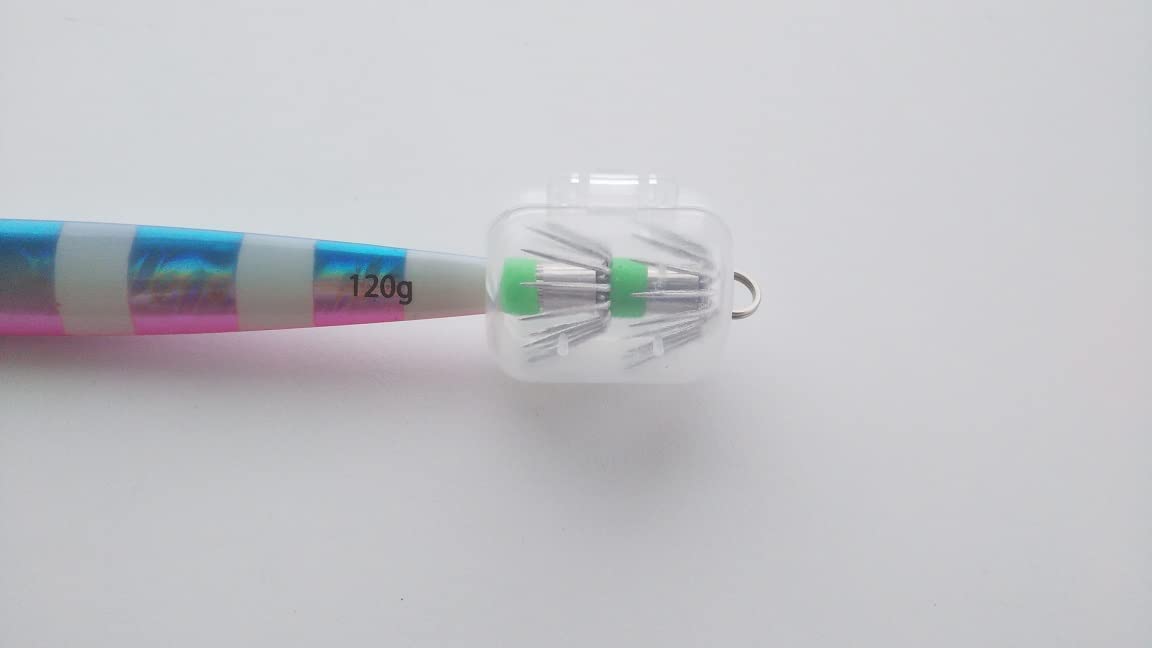 Amazon | イカメタル スッテ 30号 120g 171mm ゼブラグロー ブルー