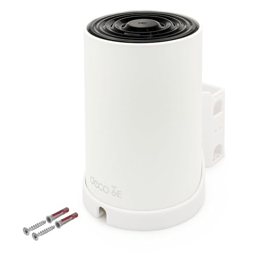 1x Wandhalterung passend für TP-Link Deco XE75 AXE5400 Mesh WLAN Router Halter