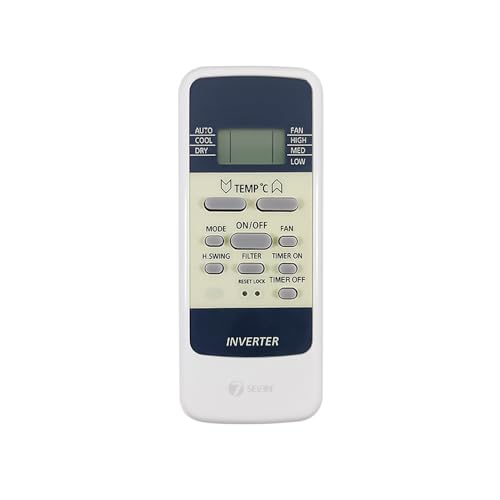 Image of 7SEVEN Compatible for Hitachi AC Remote Control Model RAW318KUD 137B Suitable for Window 1.5 Ton Air Conditioner 3 Star remotes - Match Keys Exactly to Replicate Genuine Remote Function