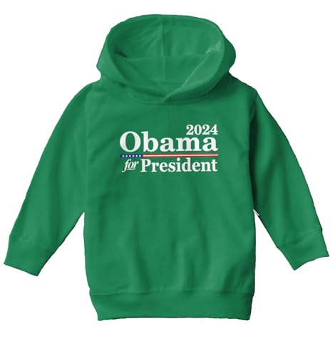 Tcombo Obama For President 2024 - Vote Blue Toddler/Youth Fleece Hoodie