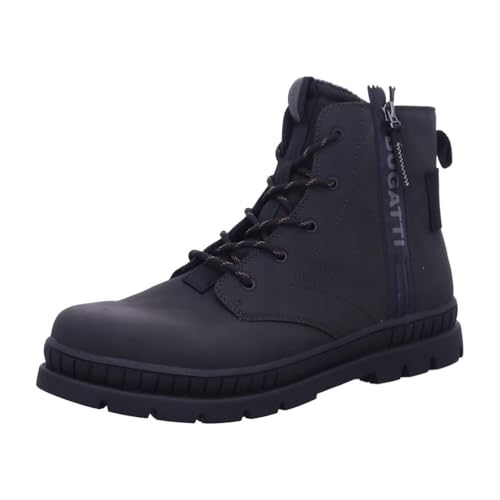 bugatti 321-agb33 bottes homme en cuir élégantes