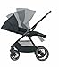 Maxi-Cosi Oxford Baby Kinderwagen, 0–4 Jahre, 0–22 kg, kompakt zusammenklappbar, Geräumiger Sitz, Sanfte Federung, 3 Liegepositionen, 10 kg großen Aufbewahrungskorb, Essential Graphite