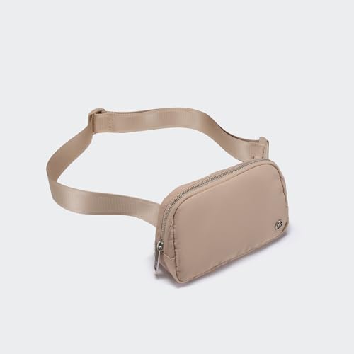Image of Pander Everywhere Belt Bag for Women, Fashion Waist Packs, Crossbody Bags, Everywhere Belt Bag with Adjustable Strap (Raw Linen).