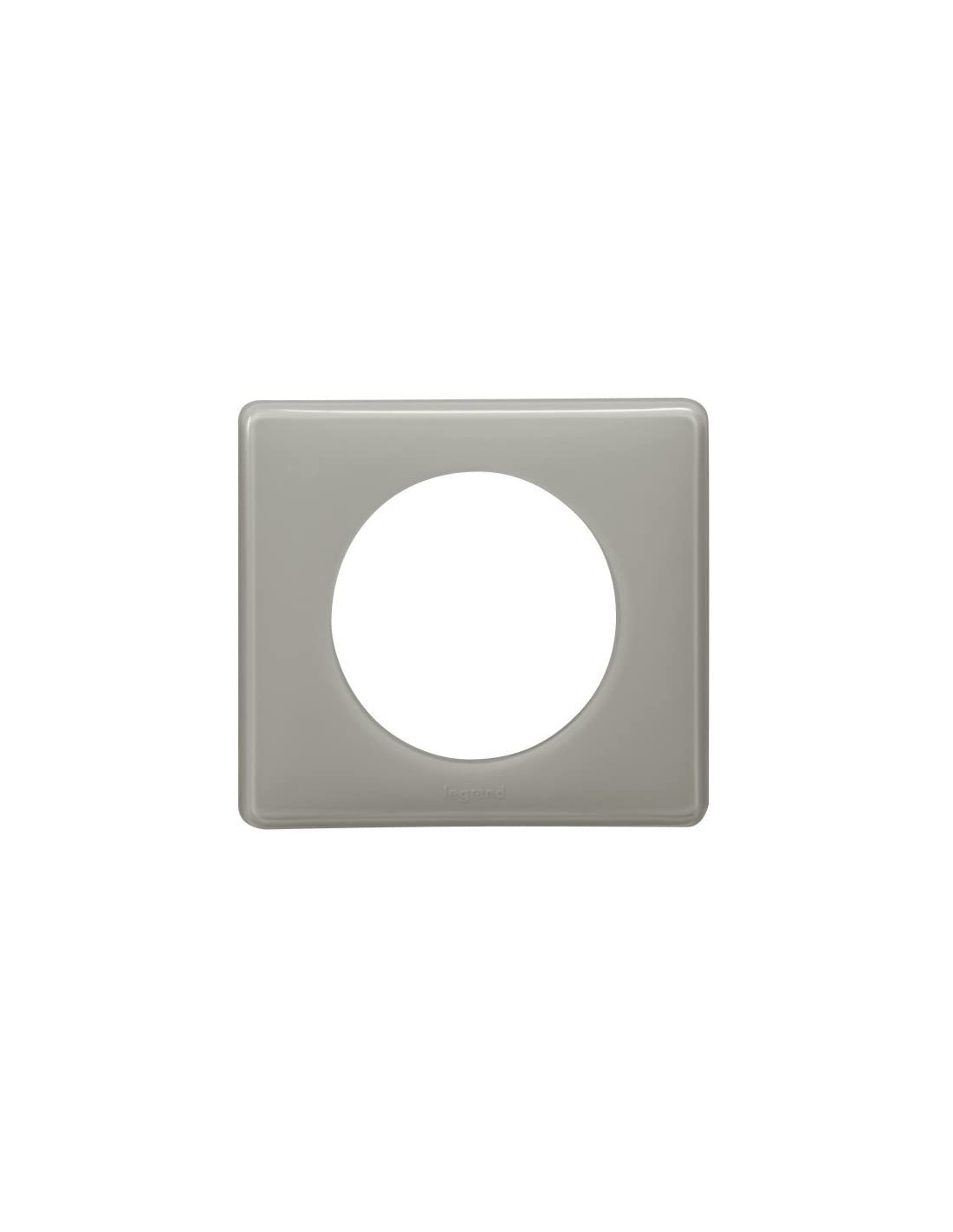 Plaque Céliane Laqué 1 Poste - Finition Gris Perle - 066601