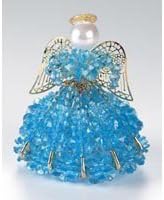 Darice Beaded Safety Pin Angel Kit - December/Zircon