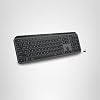 Logitech MX Keys S – Teclado inalámbrico, perfil bajo, escritura fluida y precisa, teclas programables, retroiluminación, Bluetooth, recargable por USB C, para Windows PC, Linux, Chrome, Mac – Grafito