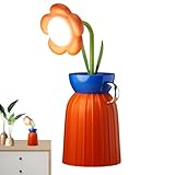 Large gamme d'utilisations : rehaussez l'ambiance de votre espace de vie avec notre lampe de bureau LED Flower, largement utilisée dans les dortoirs, les chambres d', les dortoirs universitaires et les salons. Son design multifonctionnel illumine n'importe quel espace avec style et fonctionnalité, ce qui en fait un incontournable pour toute maison.