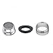 6 Pack Faucet Aerator 2.2 GPM Bathroom Sink Aerator Regular Standard Replacement Parts with Brass Shell 15/16-Inch Male Threads Aerator Faucet Filter with Gasket for Kitchen Bathroom