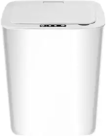 Lixeira Automatica Inteligente Com Sensor Branca 15 L